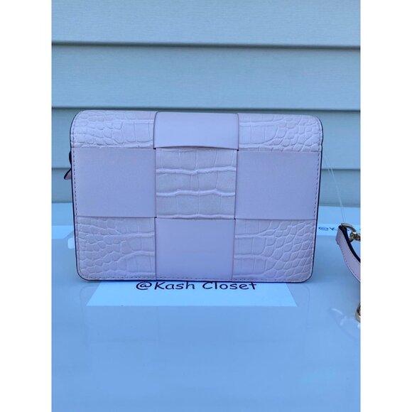 Michael Kors crossbody mercer small convertible clutch purse powder blush - Picture 5 of 12